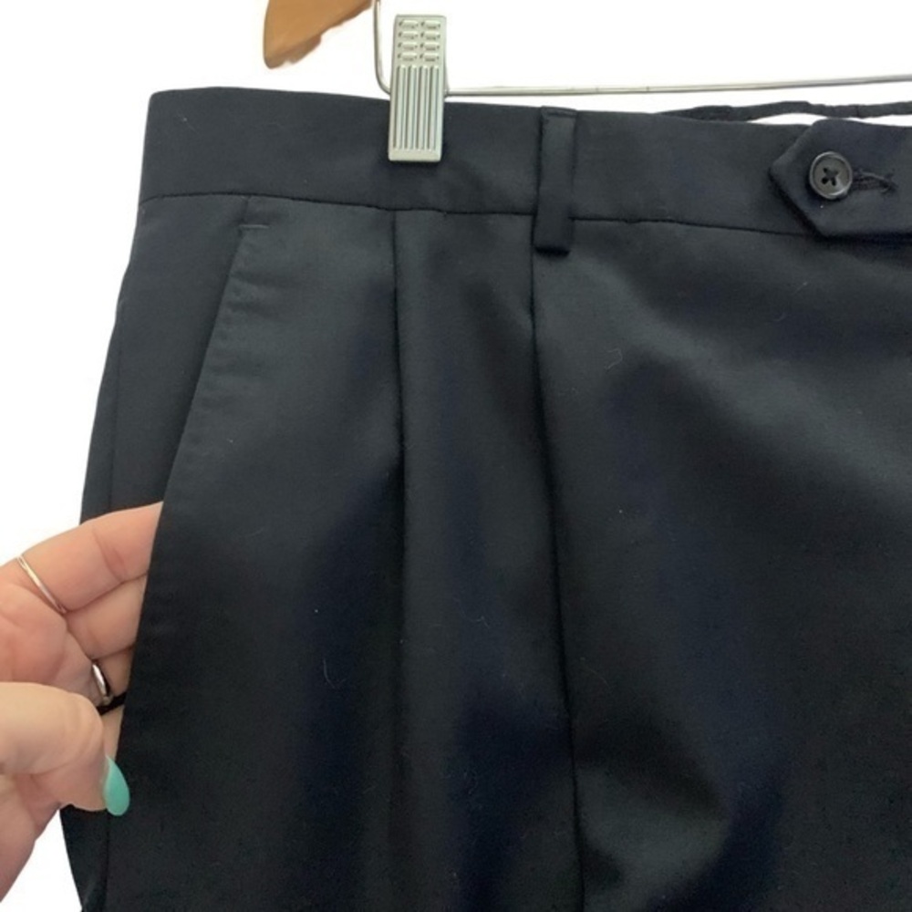 HART SCHAFFNER MARX Dark Gray Wool‎ Trouser Pants - Picture 3 of 10